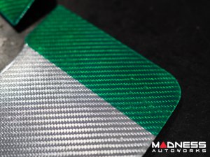 Alfa Romeo Stelvio Center Console Trim Set - Carbon Fiber - Two Piece Kit - Italian Theme - Pre '20 - Feroce Carbon 